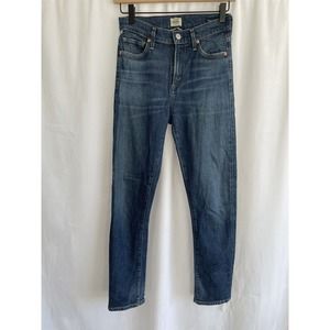 Citizens of Humanity Premium Vintage Harlow Ankle Mid Rise Slim Jeans Size 24